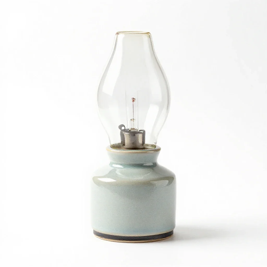 Quartz lamp isolated on a white background