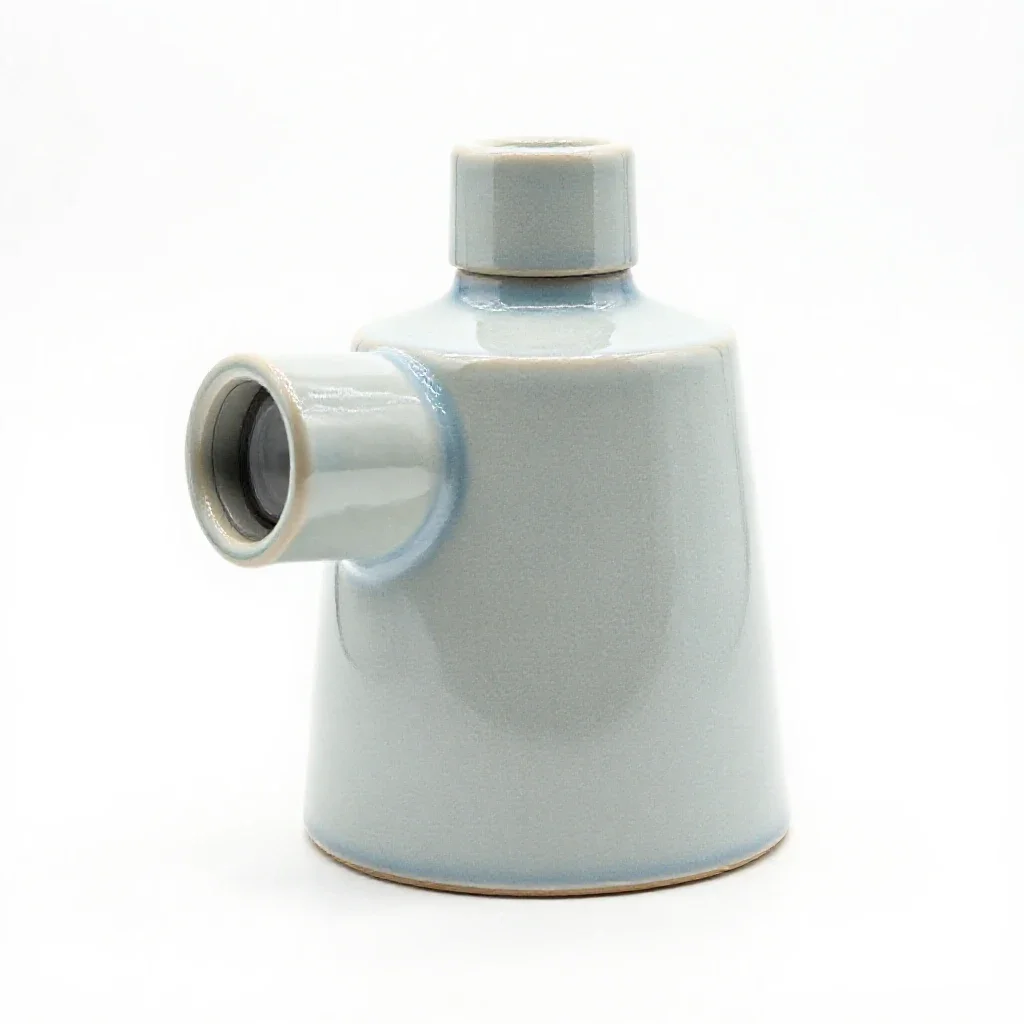 Slit lamp isolated on a white background