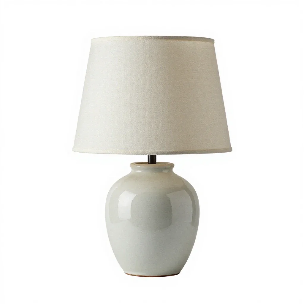 Table lamp isolated on a white background