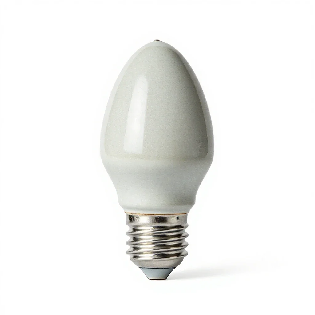 Electric lamp isolated on a white background
