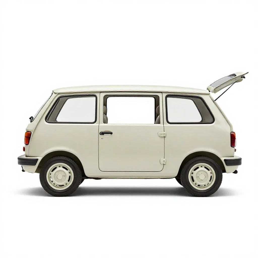 Beach wagon isolated on a white background
