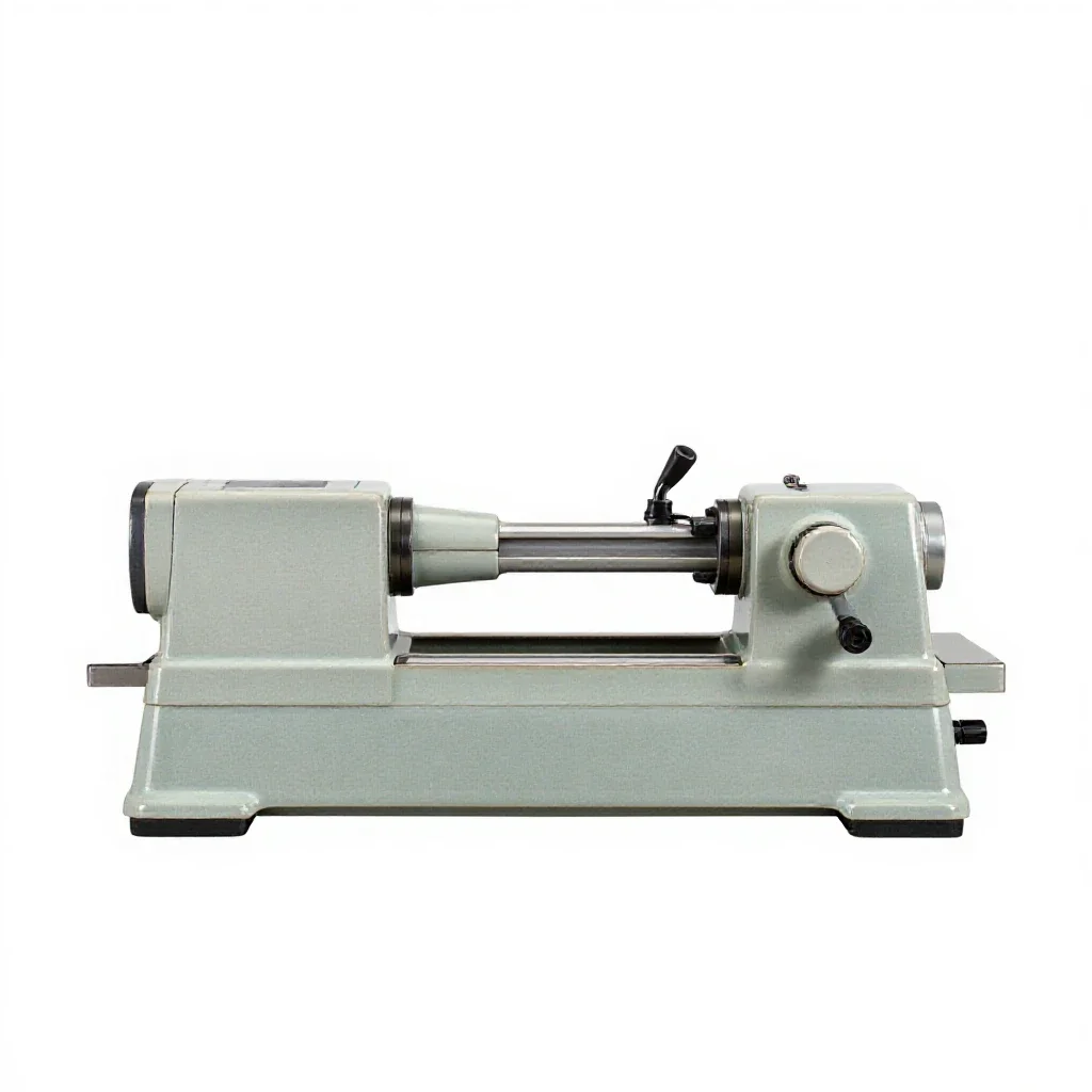 Bench lathe isolated on a white background