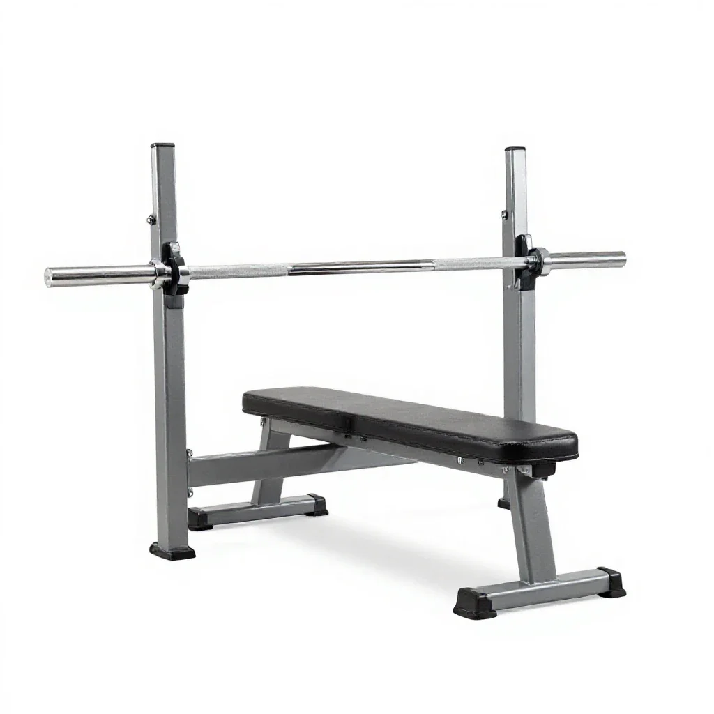 Bench press isolated on a white background