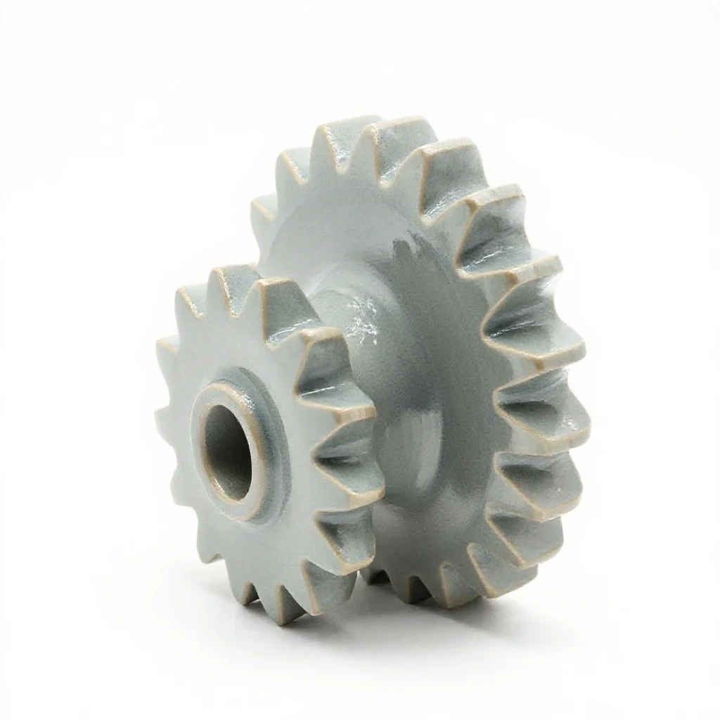 Bevel gear isolated on a white background