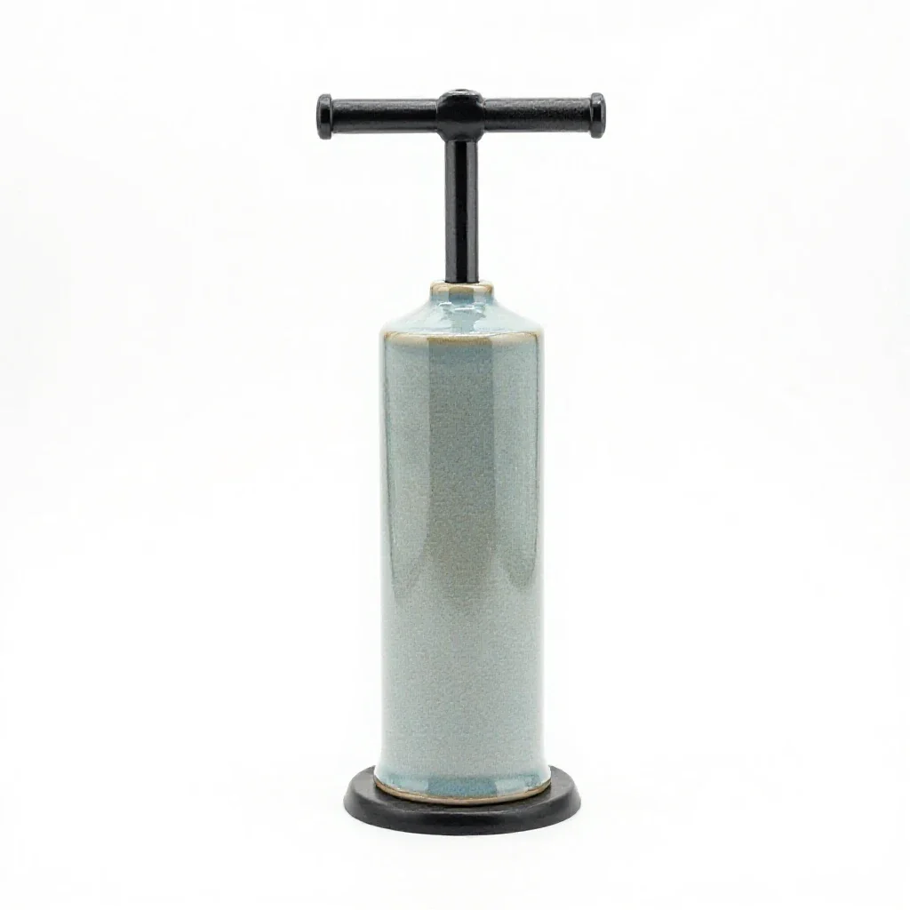 Bicycle pump isolated on a white background