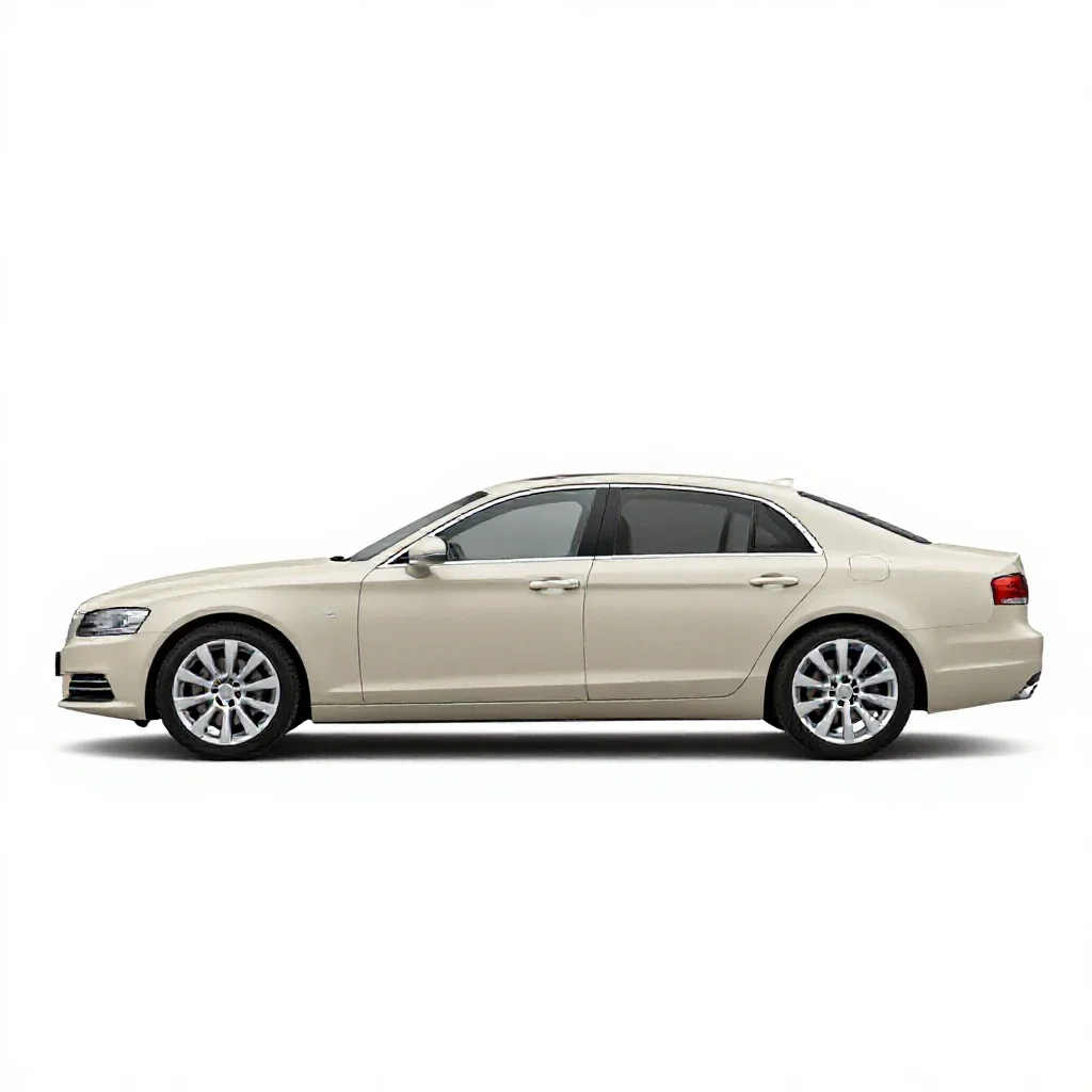 Brougham isolated on a white background