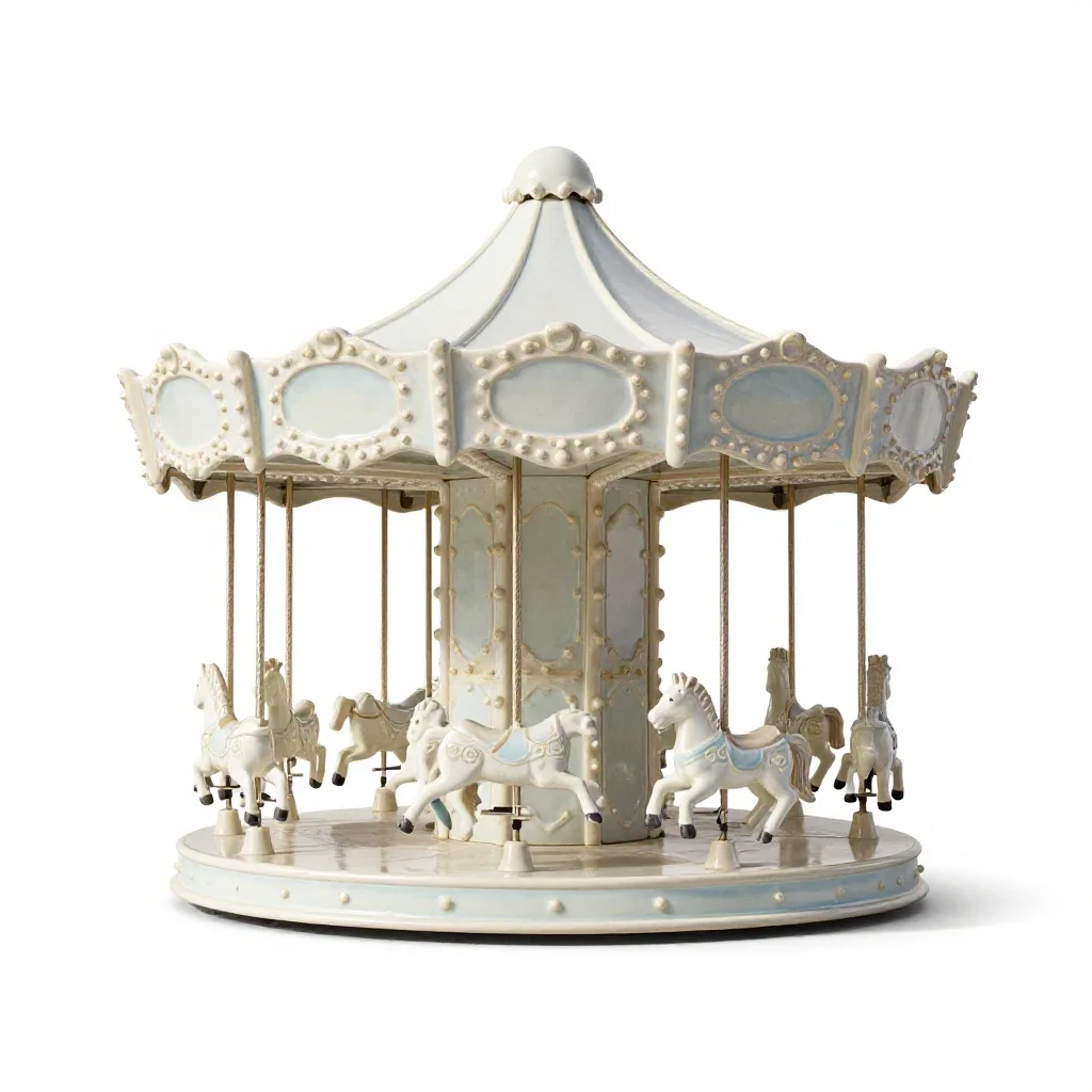 Carousel isolated on a white background