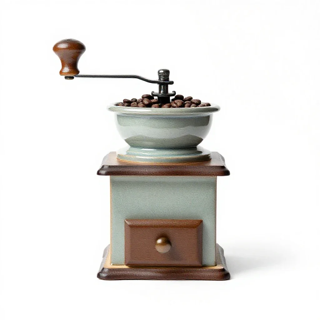 Coffee mill isolated on a white background