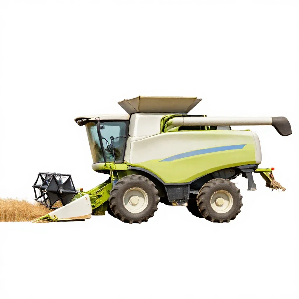 Combine isolated on a white background
