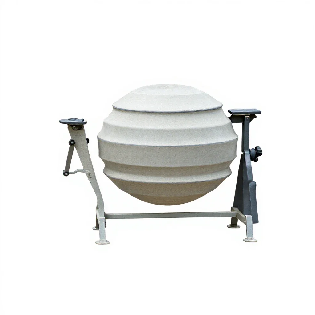 Concrete mixer isolated on a white background