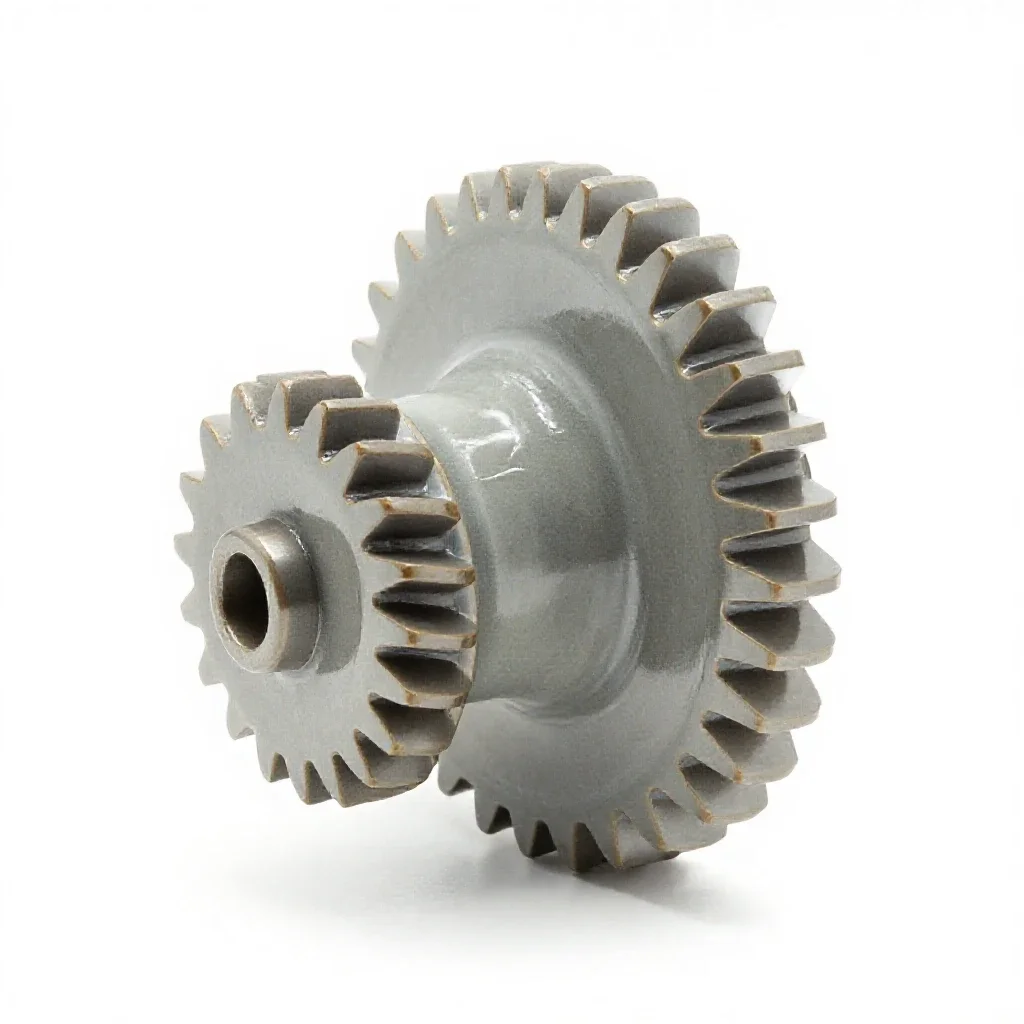 Differential gear isolated on a white background