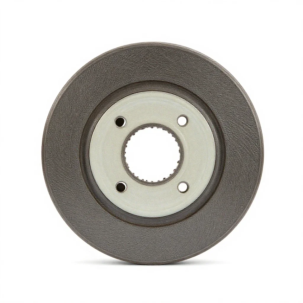 Disk clutch isolated on a white background