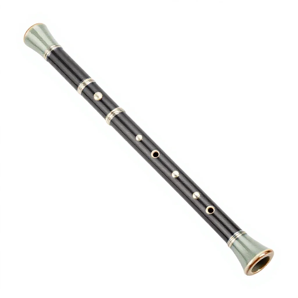 Double reed isolated on a white background