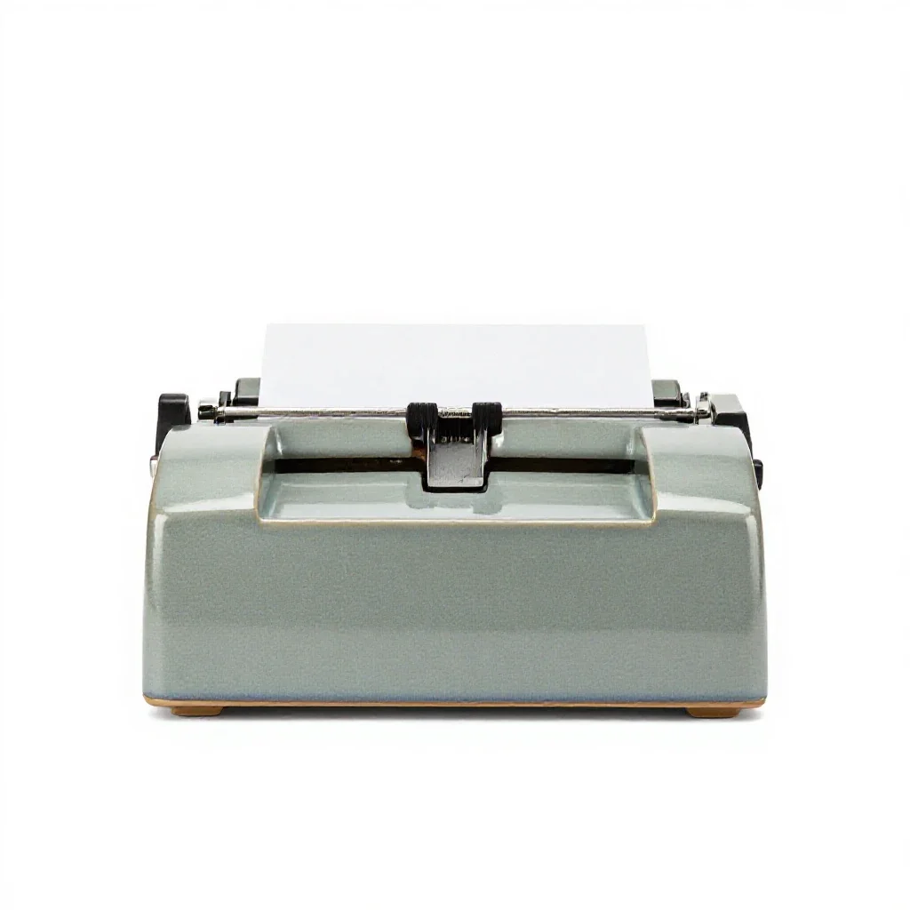 Drum printer isolated on a white background