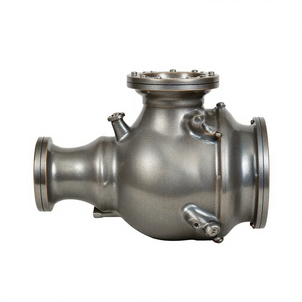 Gas turbine isolated on a white background