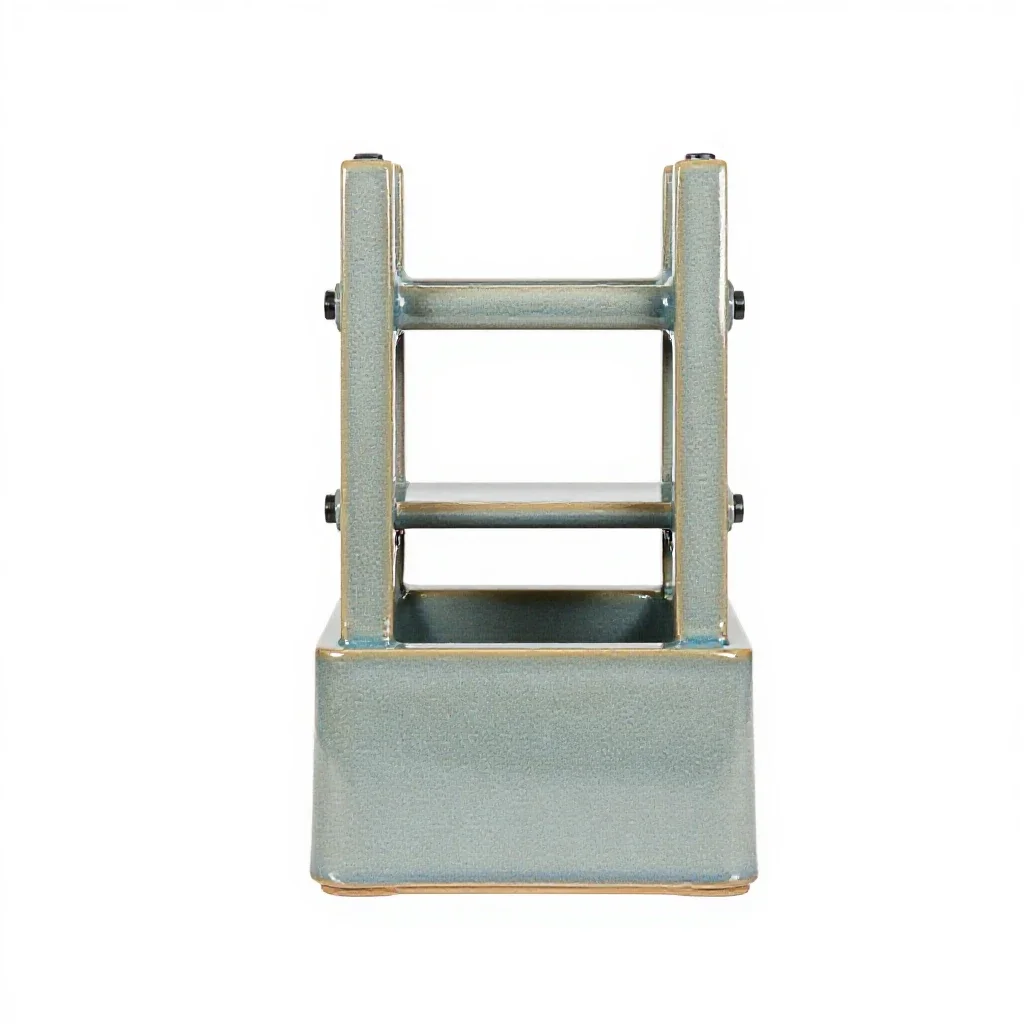 Hydraulic press isolated on a white background