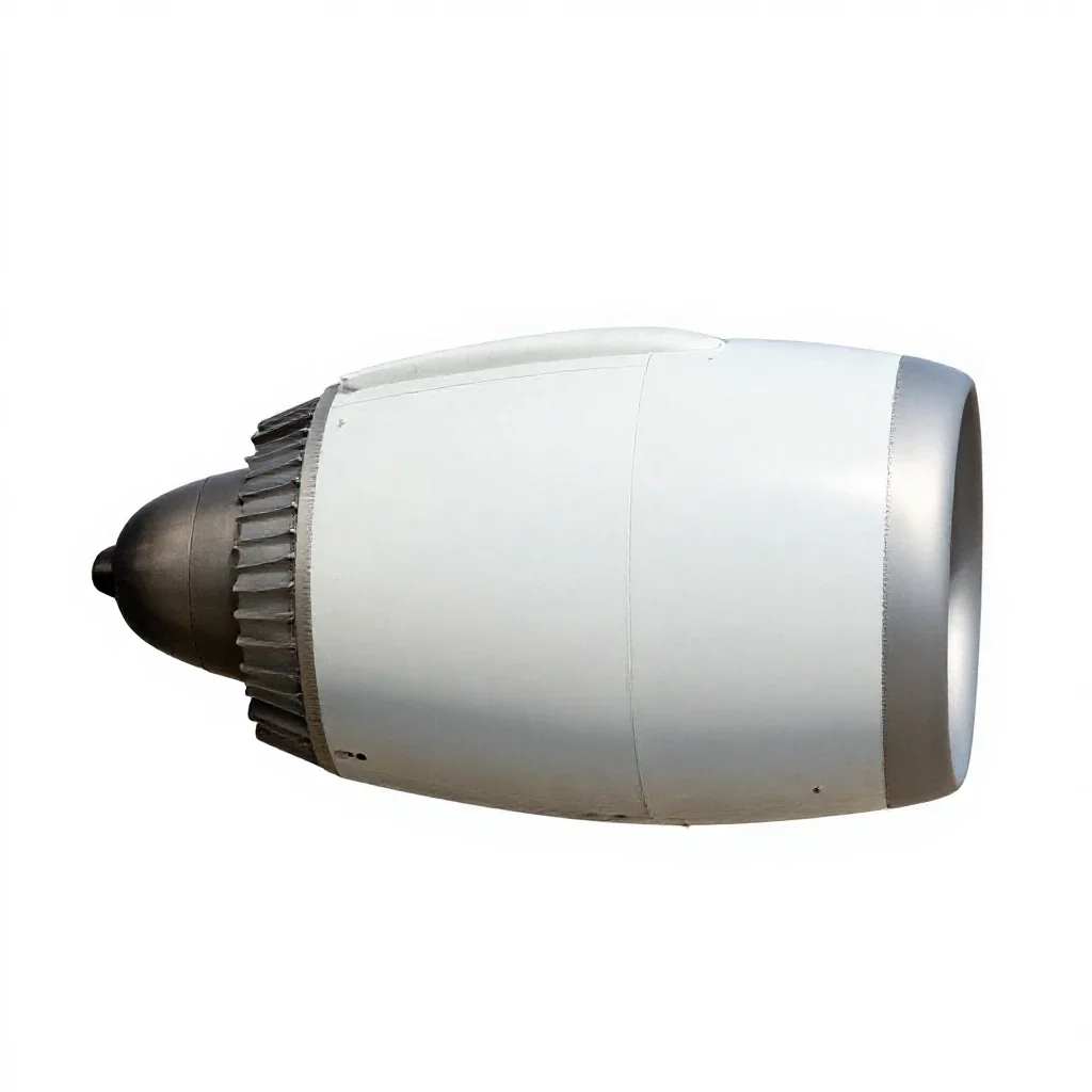 Jet engine isolated on a white background
