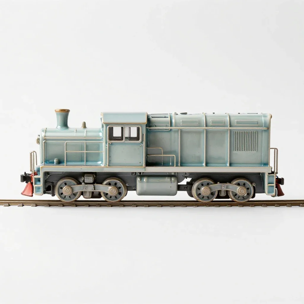 Locomotive isolated on a white background