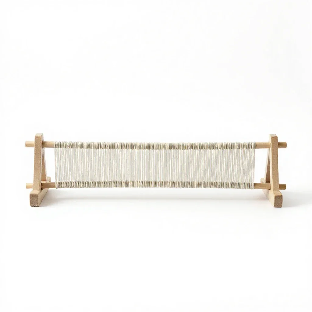 Low-warp-loom isolated on a white background