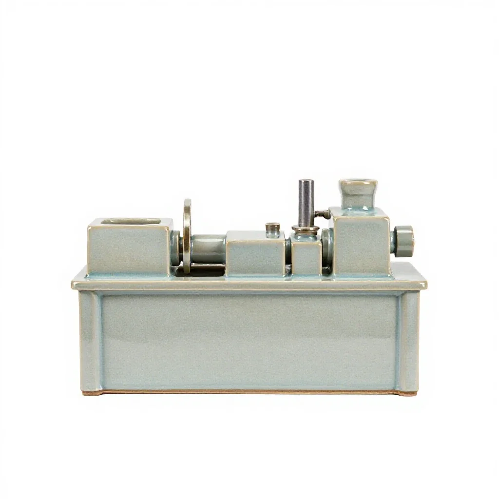 Machinery isolated on a white background