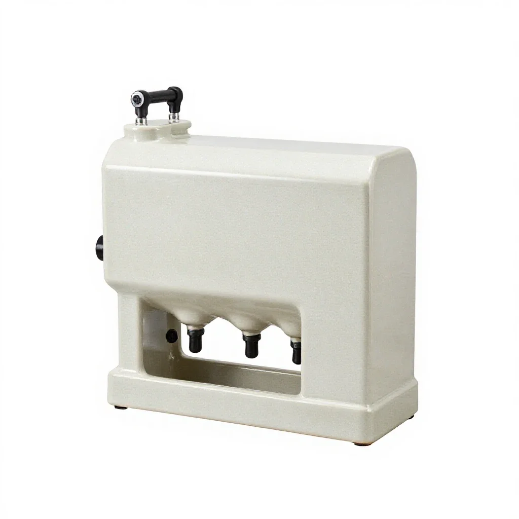 Milking machine isolated on a white background