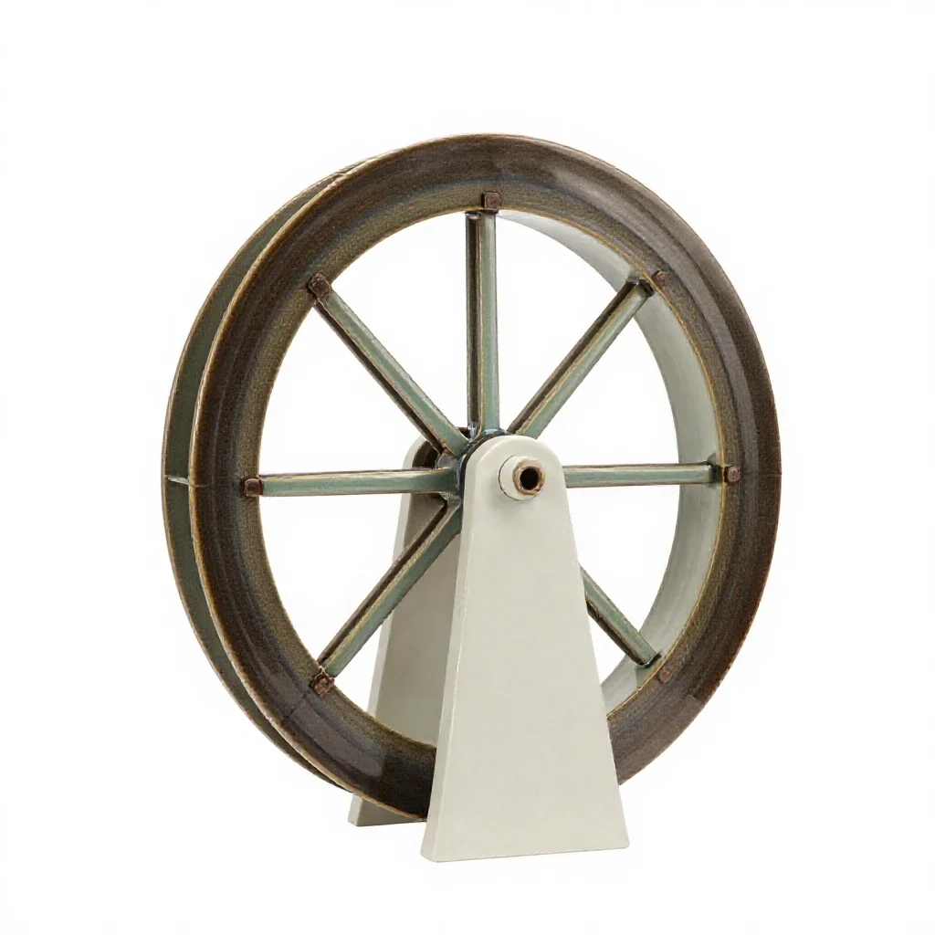 Millwheel isolated on a white background