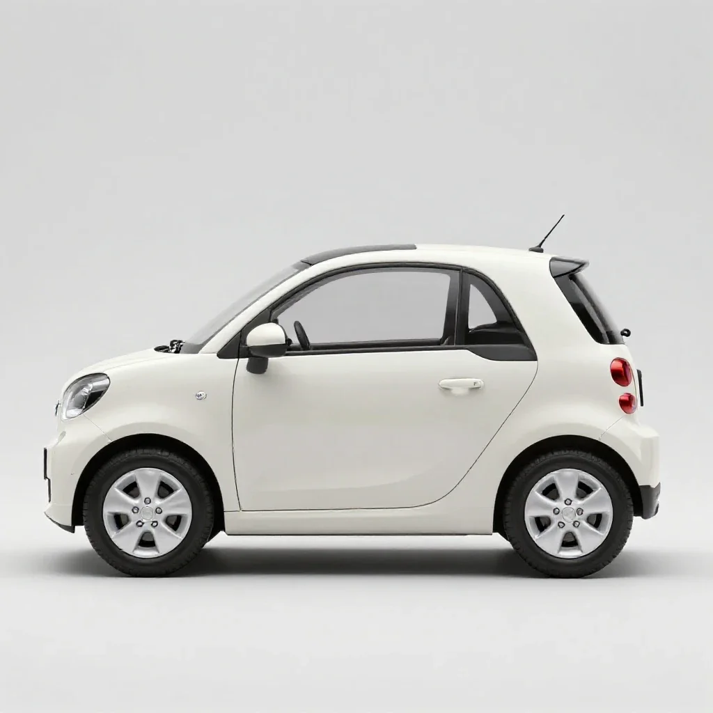 Minicar isolated on a white background