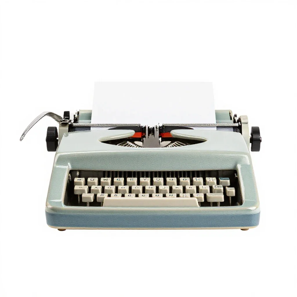Monotype isolated on a white background