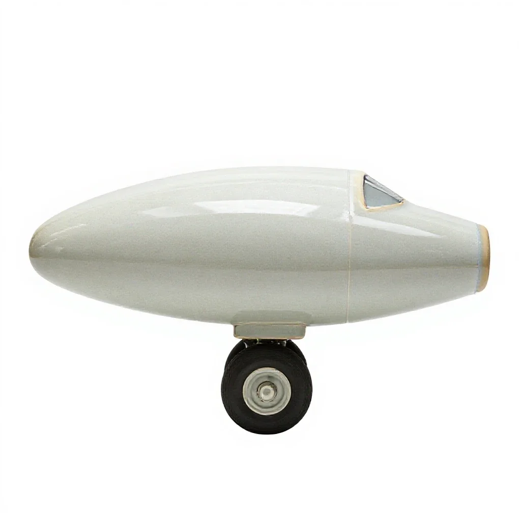 Nosewheel isolated on a white background