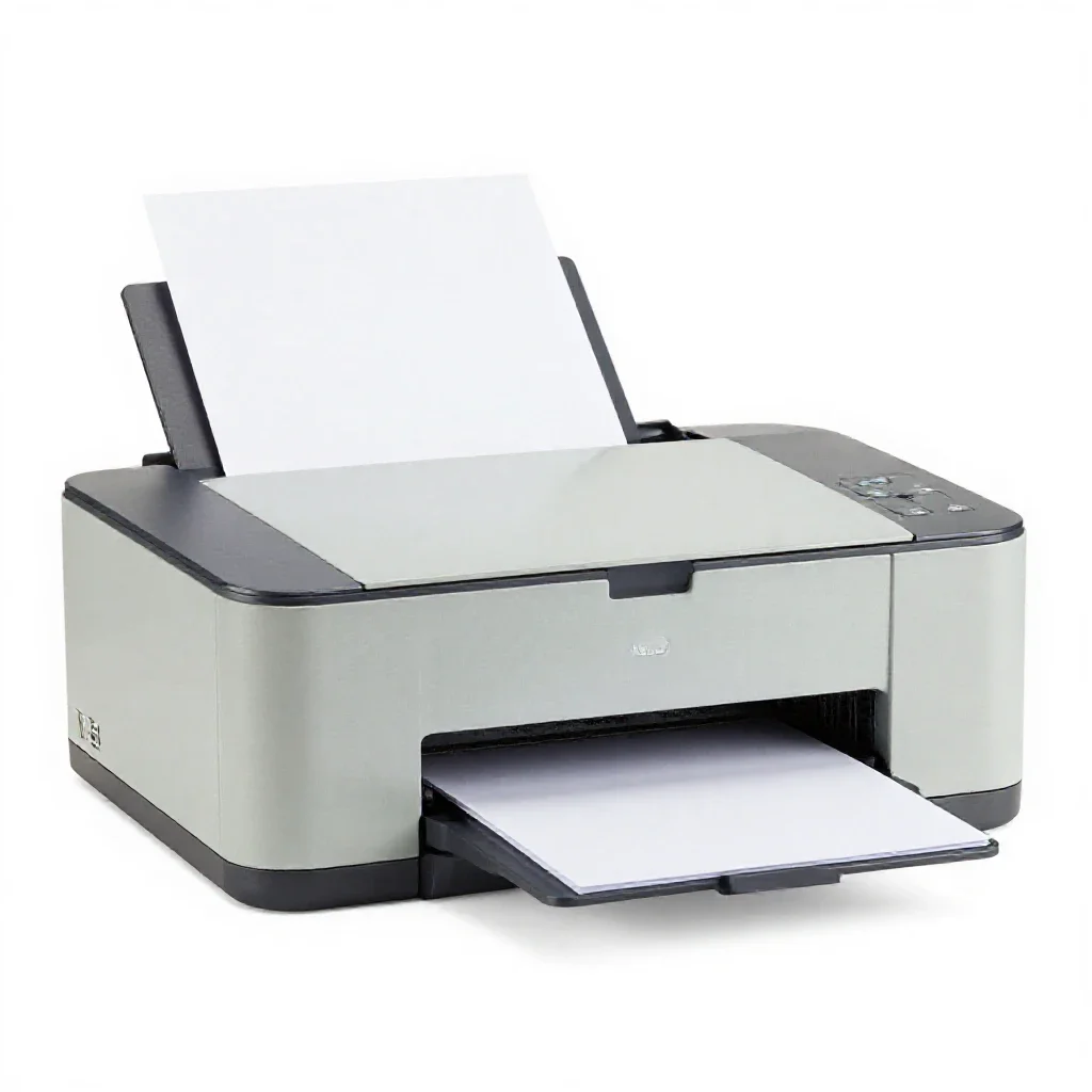 Page printer isolated on a white background