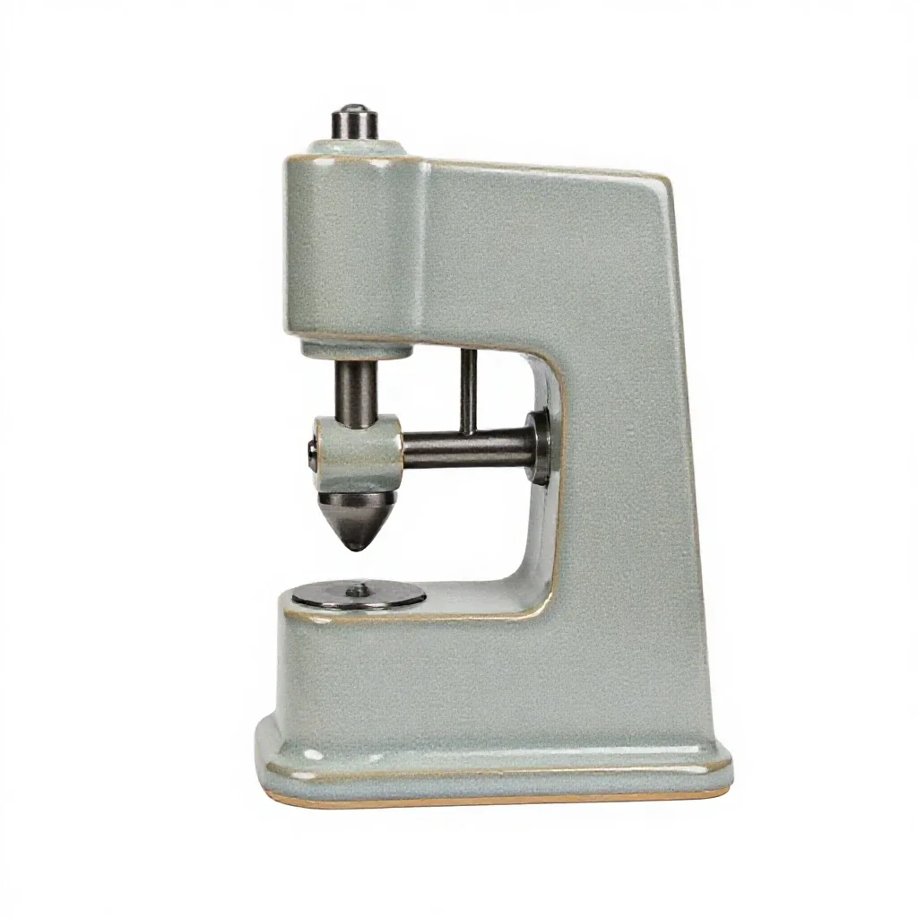 Punch press isolated on a white background