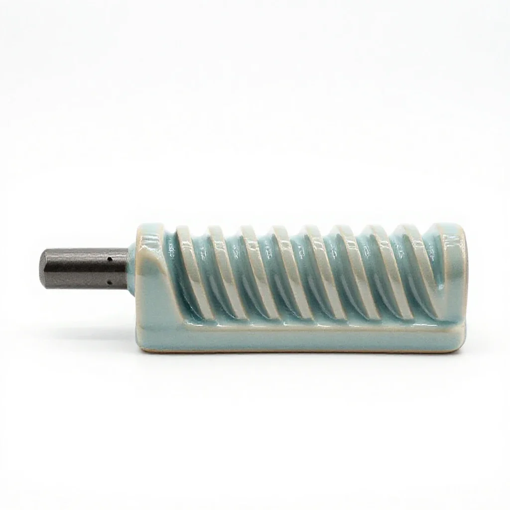 Rack and pinion isolated on a white background