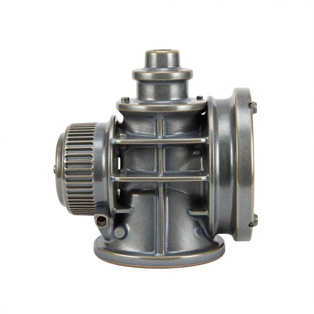 Reaction turbine isolated on a white background