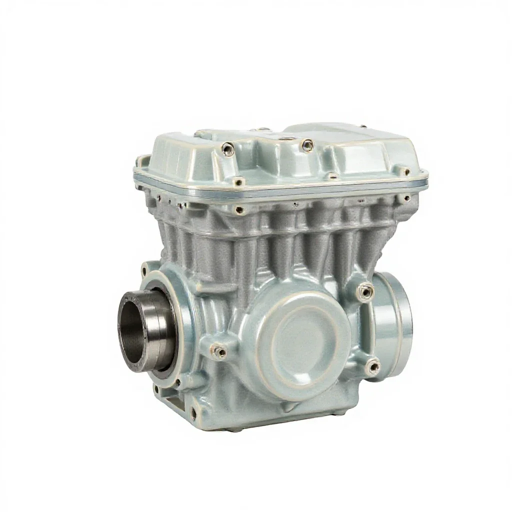 Reciprocating engine isolated on a white background