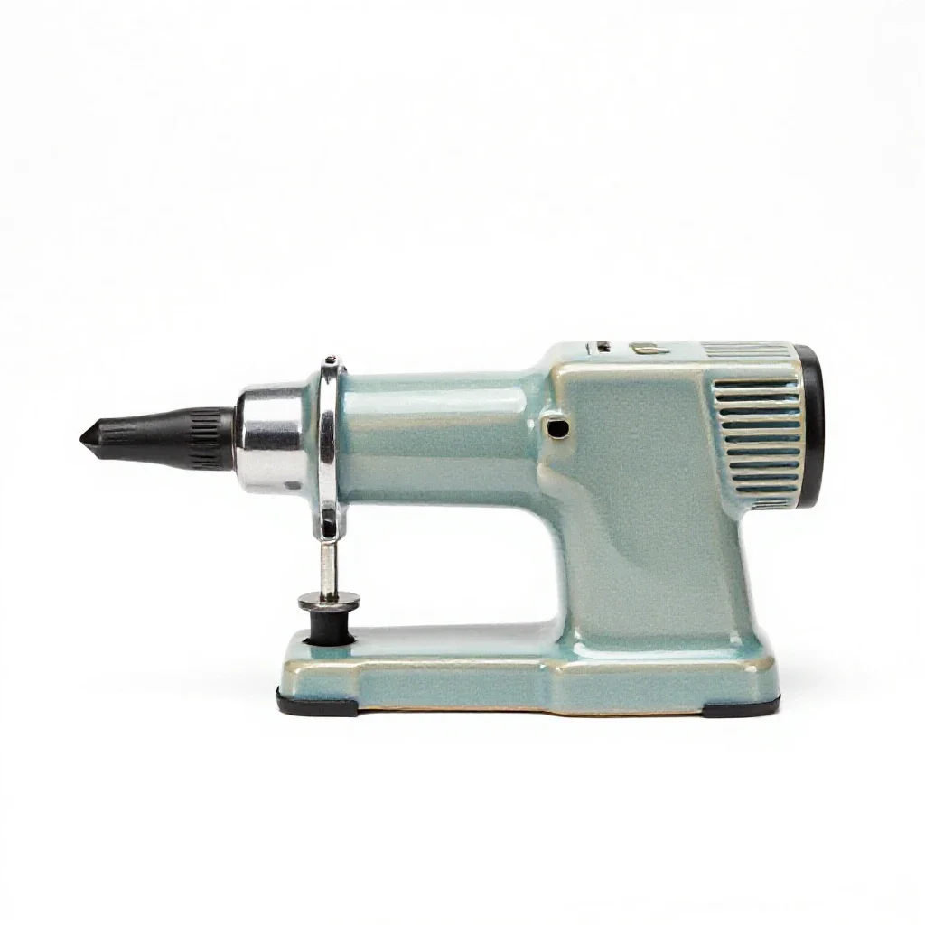 Riveting machine isolated on a white background