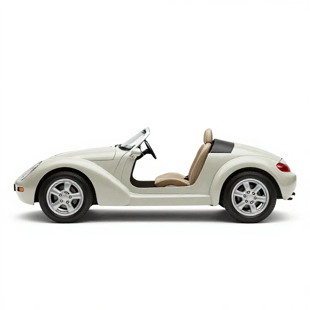 Roadster isolated on a white background