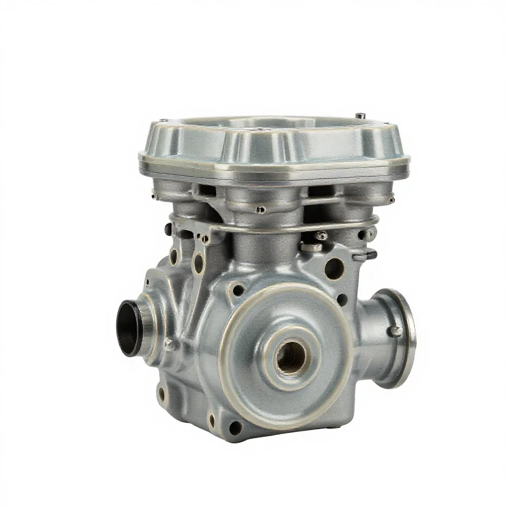 Rotary engine isolated on a white background