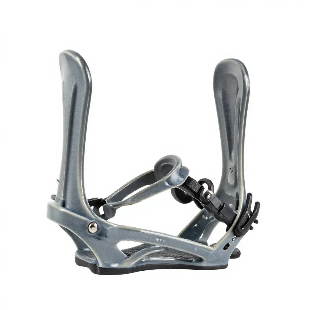 Ski binding isolated on a white background