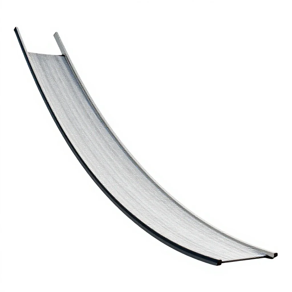 Ski jump isolated on a white background