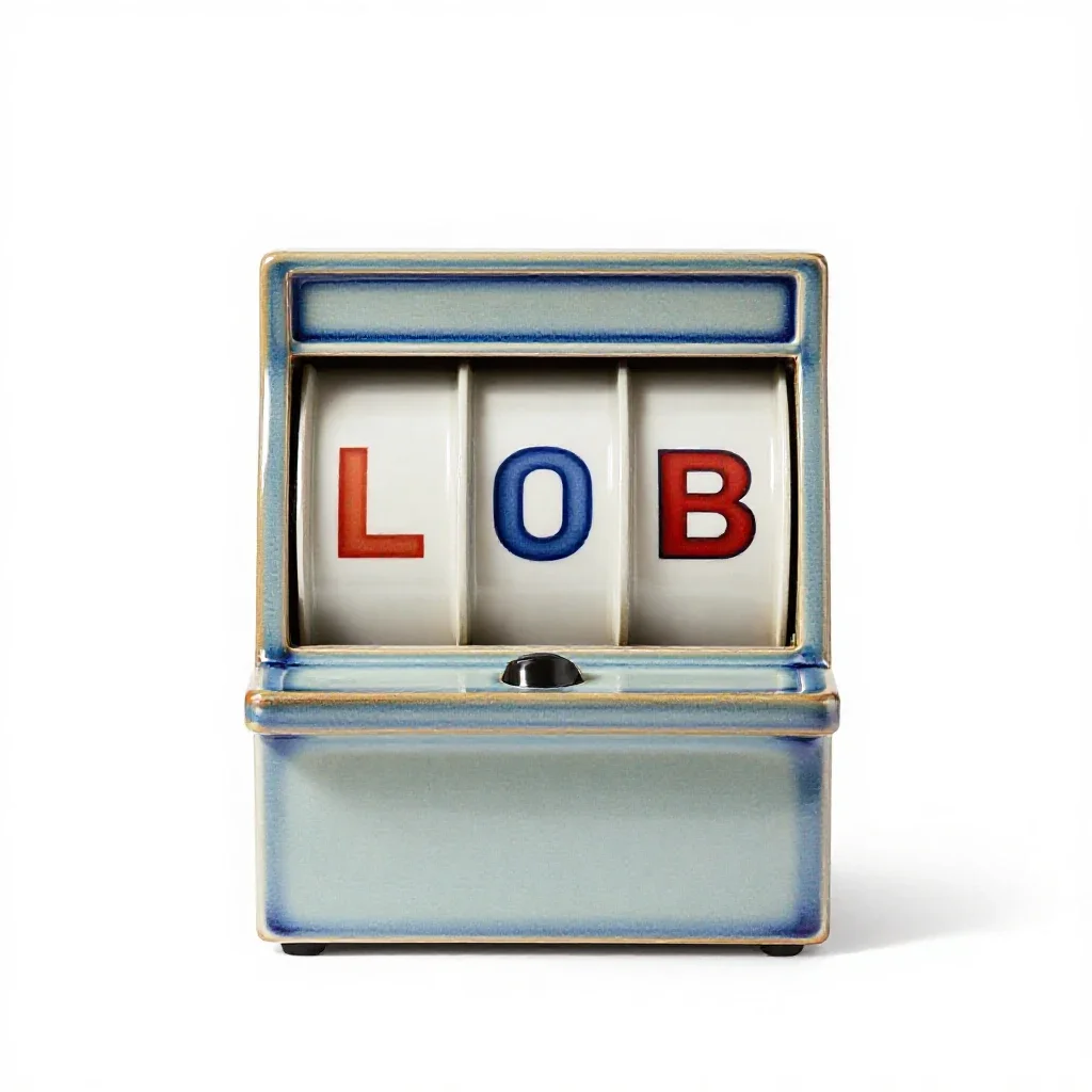 Slot isolated on a white background