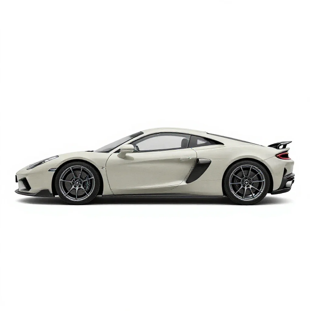 Sports car isolated on a white background
