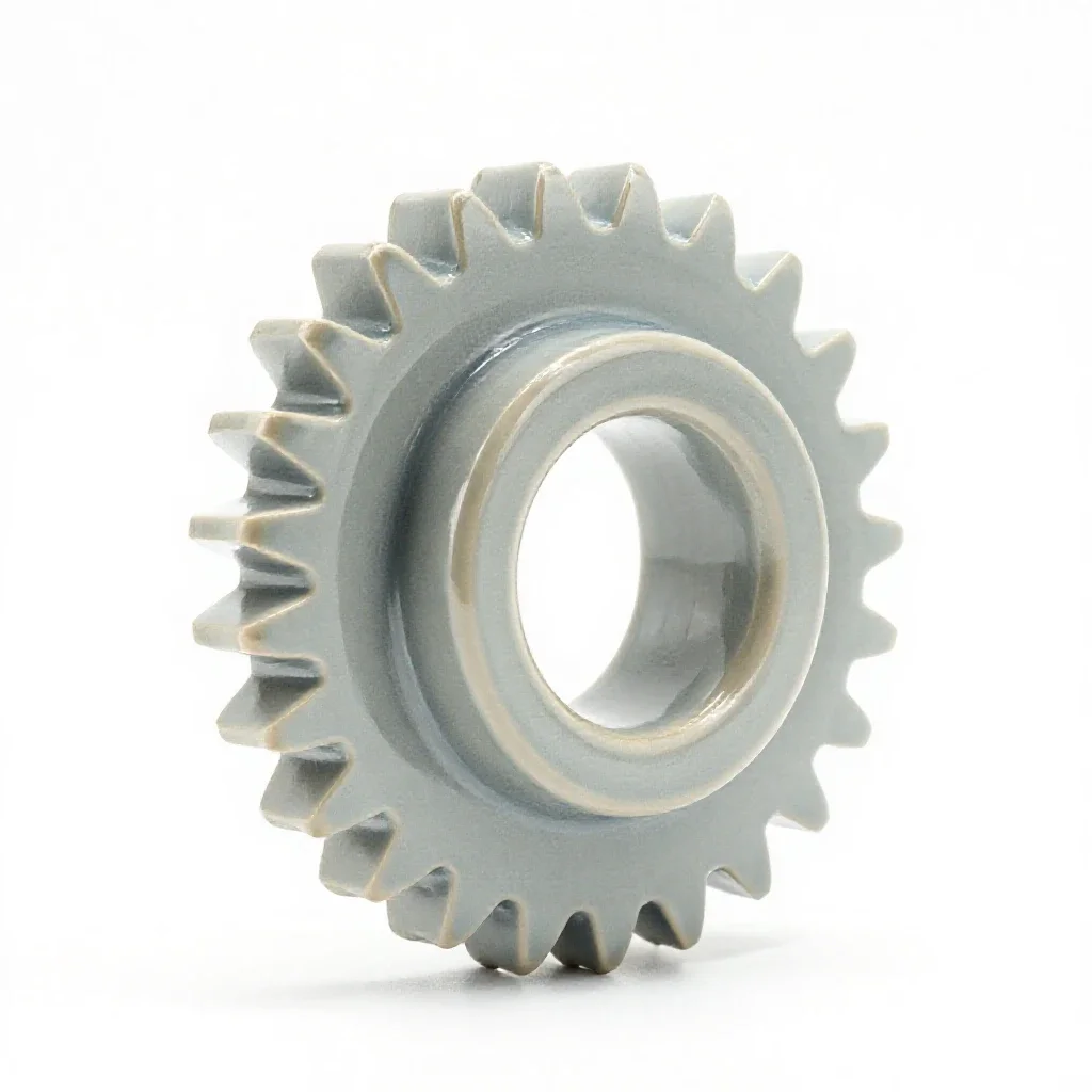 Spur gear isolated on a white background