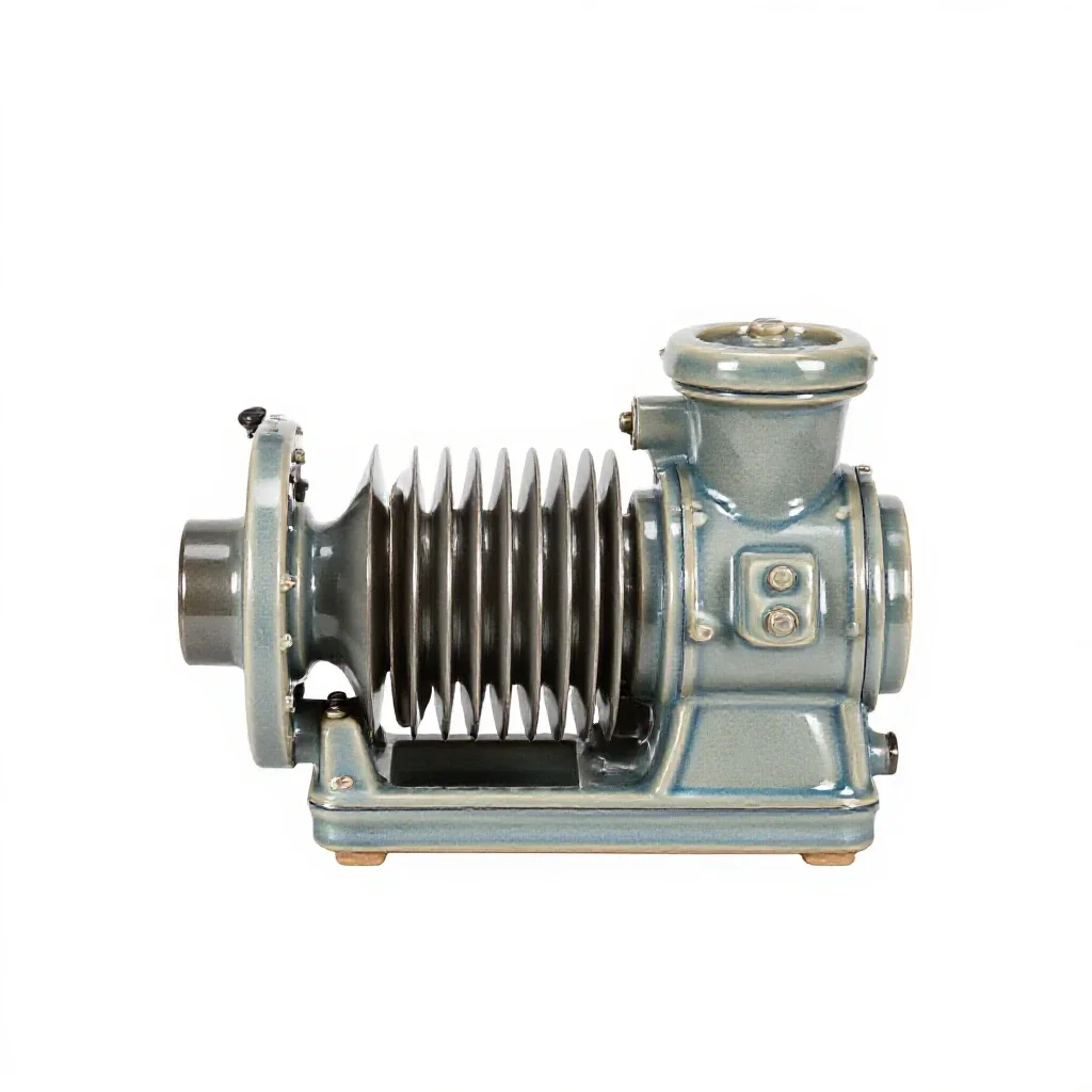 Steam turbine isolated on a white background