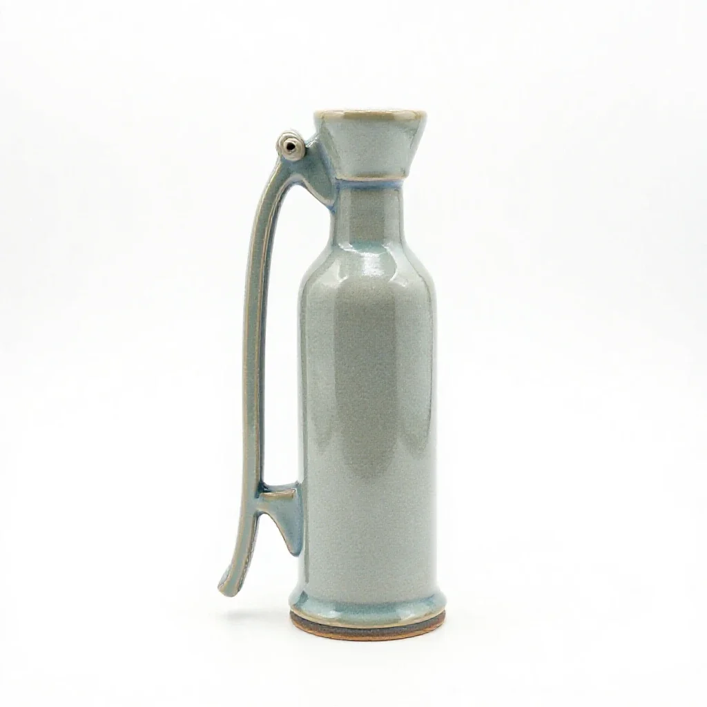 Stirrup pump isolated on a white background