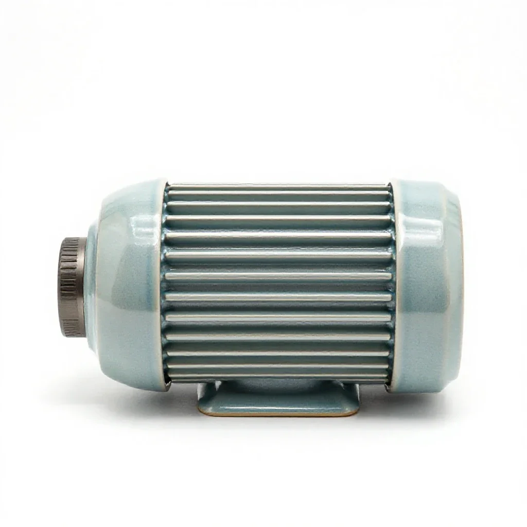 Synchronous motor isolated on a white background