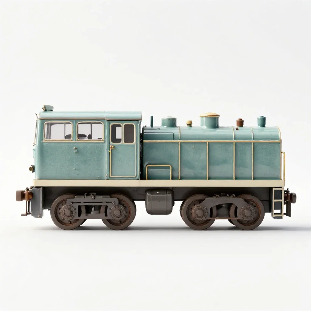 Tank engine isolated on a white background