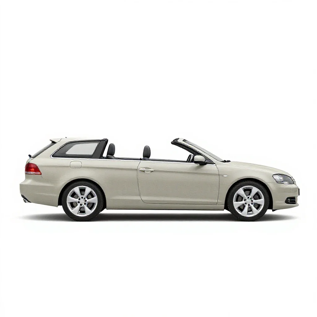 Touring car isolated on a white background