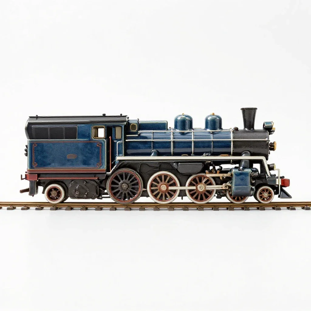 Traction engine isolated on a white background