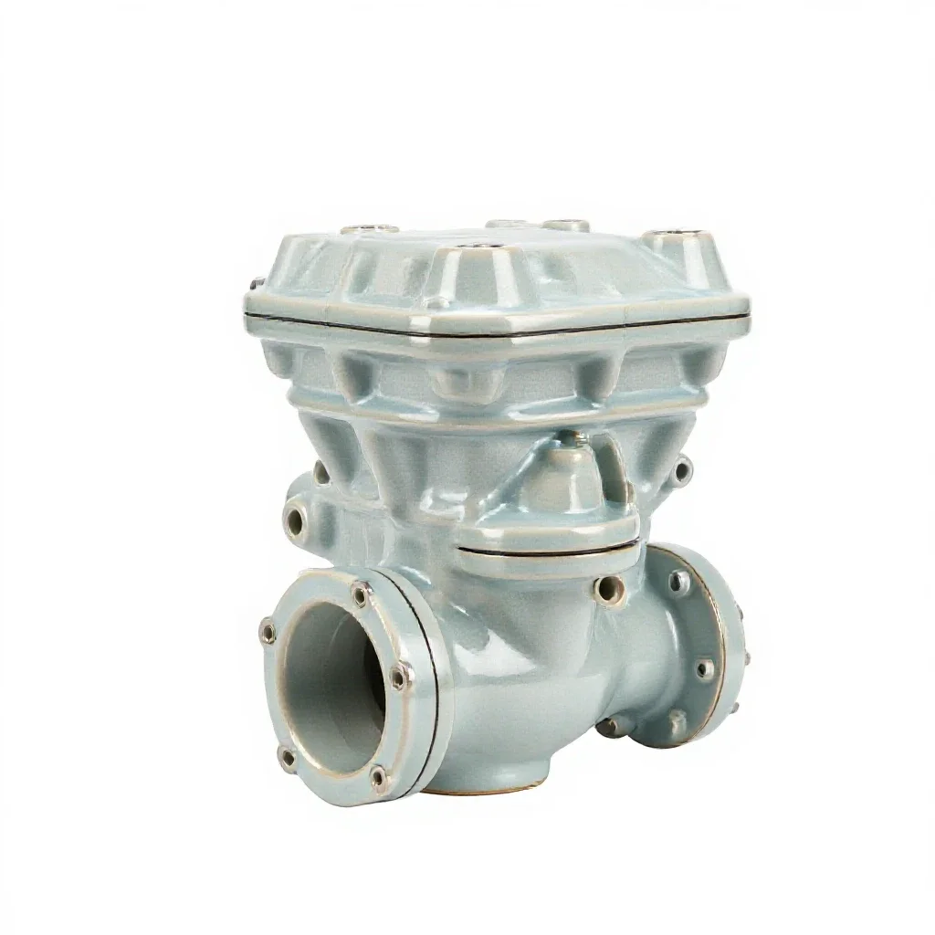 Valve-in-head engine isolated on a white background