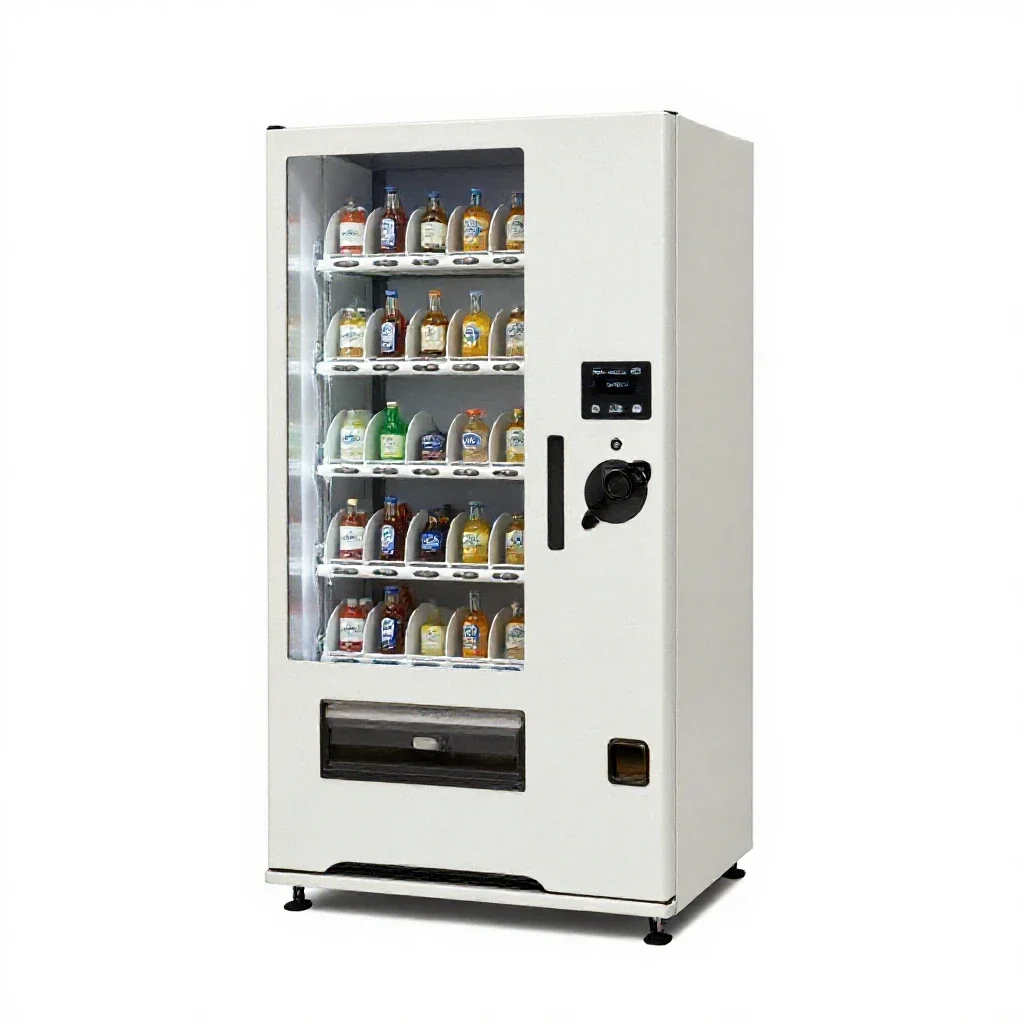 Vending machine isolated on a white background